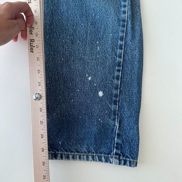 Levis Jeans Mens 34 x 30 Straight Leg Distressed Western Whiskering Faded Cowboy - Picture 16 of 16